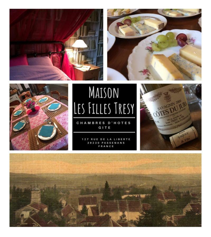 Gite Chambre De La Tante Camille - Les Filles Tresy Passenans Exterior foto